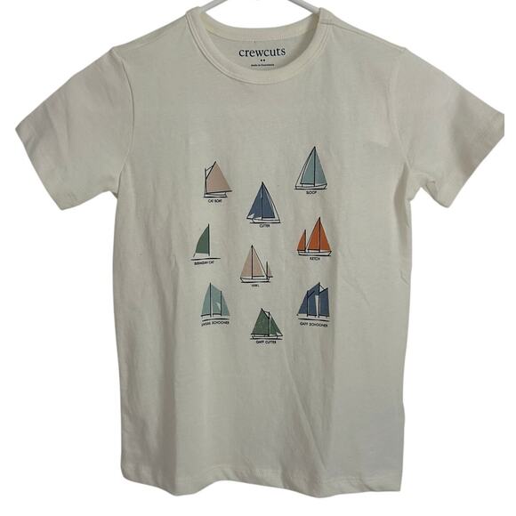 J. Crew Other - J. Crew Crewcuts Boys' sailboats graphic tee NWT Size: Small 6/7